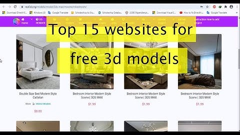 Top Free Websites For 3D Models, Characters & Scanned Assets 2020
