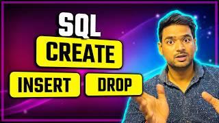 SQL Tutorial 1 : Create , Insert and drop Statement