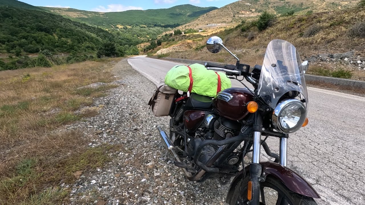 Riding through the Albanian Alps in Northern Albania