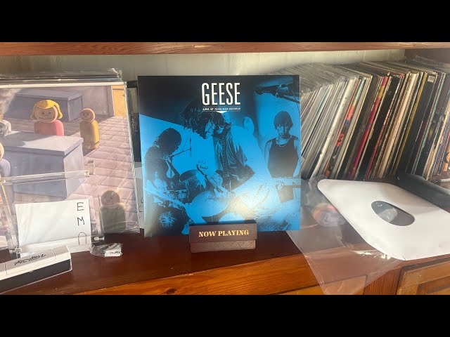 Geese-live at third man records vinyl unboxing - YouTube