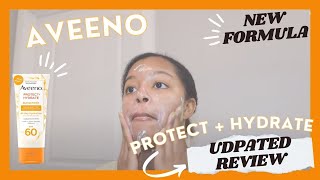 UPDATED Aveeno Protect + Hydrate Demo, Review, & First Impression NEW FORMULA - Not what I expected