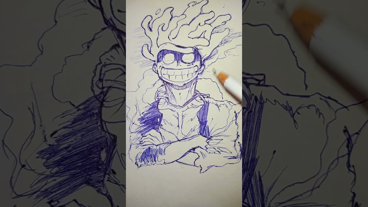 luffy drawing (quick sketch)