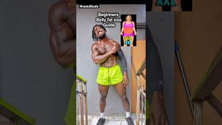 1 minute Beginners guide to belly fat loss #homeworkout #bellyfat #abs #obliques #beginnerfriendly