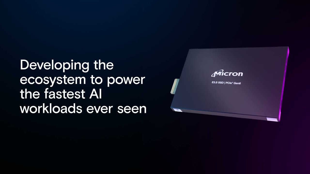 Micron Develops Industry’s First PCIe® Gen6 Data Center SSD for Ecosystem Enablement