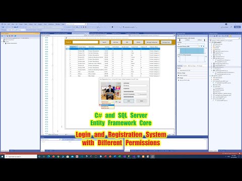 Online Course: C# SQL Server Entity Framework Core (EF Core) : User Login and Registration System