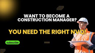 Level 6 NVQ Construction Management - CSCS Black Card #construction