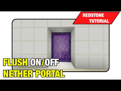 Flush On/Off Nether Portal V.2 