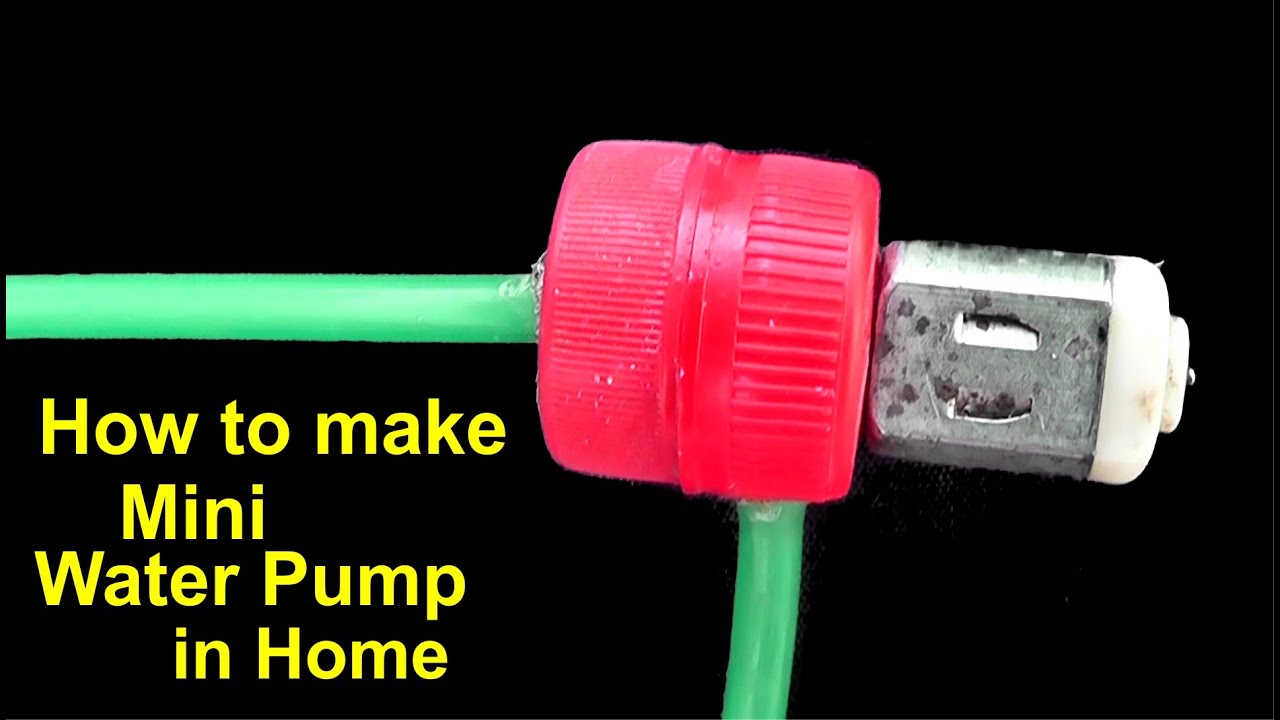 How to Make Water Pump Dc Motor Water Pump Inventor Boss YouTube