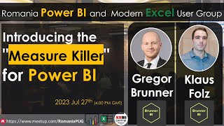Introducing the "Measure Killer" for Power BI | Gregor Brunner, Klaus Folz