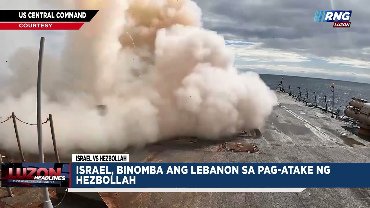 Israel, binomba ang Lebanon bilang tugon sa pag-atake ng Hezbollah | Luzon Headlines