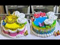 Flowers Cake Design Tutorial On Making Cuties Cake Decorating For Birthday #CC005 