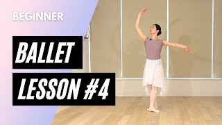 Beginner Ballet Class 4 || Online Ballet Lesson