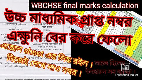 #HS #marksheet #marks calculation.#উচ্চ #মাধ্যমিক ২০২১ #মার্কশিট #নম্বর মূল্যায়ন।higher secondary