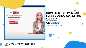 How to setup Webinar Funnel using Marketing Funnels (NOT using NZ Live )