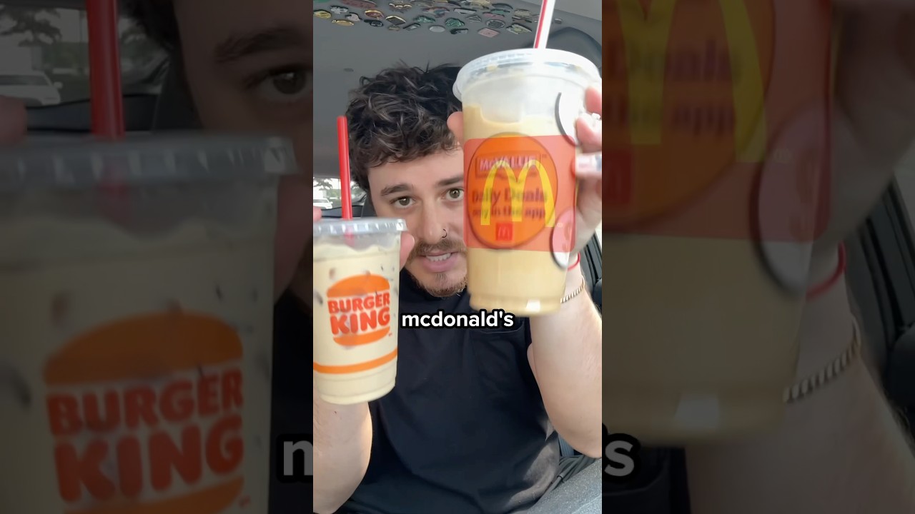 McDonalds vs. Burger King Iced Coffee