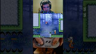 WALL JUMPING in the FOG//KAIZO MARIO #shorts #kaizo #mario