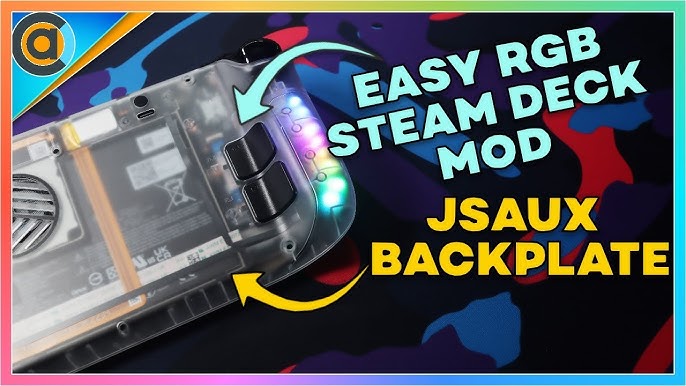 JSAUX Steam Deck RGB Back Plate Review » Team Pandory