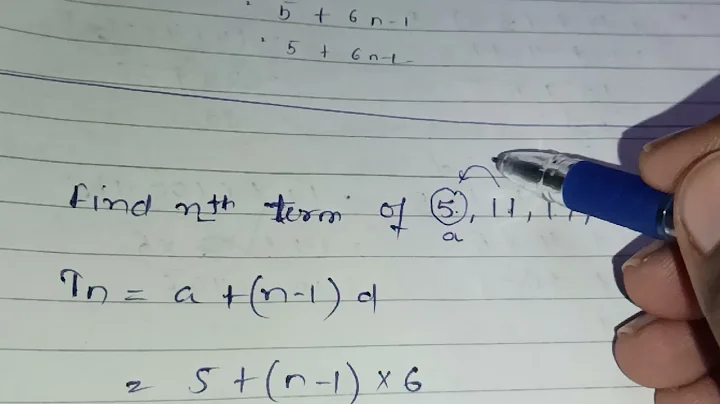 FIND THE NTH TERM OF 5 ,11, 17 ,23 | EXERCISE 5.1 | NCERT SRI BALAJI PUBLICATION||ARITHMETIC PROGR