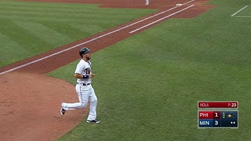 PHI@MIN: Kepler plates Plouffe on fielder
