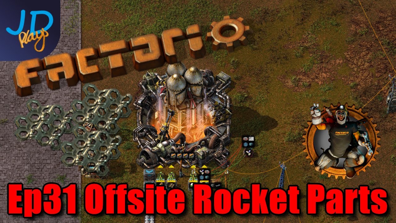 Ep31 Offsite Rocket Parts ⚙️ Factorio SubX ⚙️ Gameplay, Lets Play - YouTube