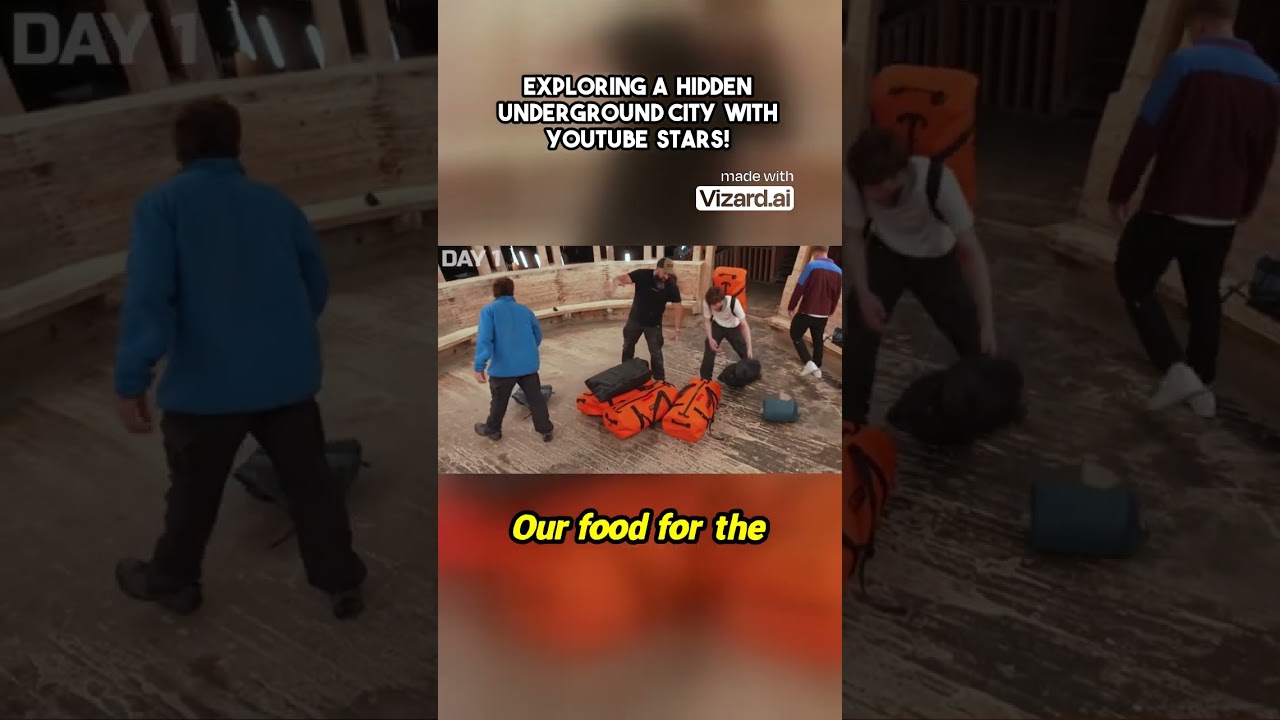 Exploring a Hidden Underground City with YouTube Stars! 