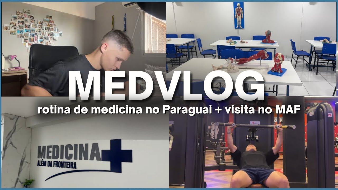MINHA ROTINA REAL DE ESTUDANTE DE MEDICINA NO PARAGUAI 🇵🇾 