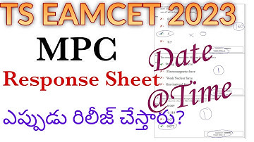 Ts Eamcet 2023 MPC Response Sheet & Key Paper ఎప్పుడు రిలీజ్ చేస్తారు? Ts Eamcet 2023 MPC