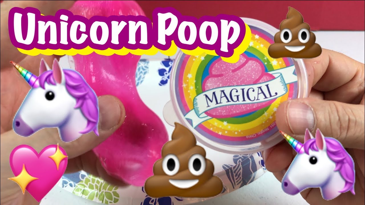 Unicorn Poo Putty Gooey,Noisy Parp Putty Toilet Kids Loot Party Bag Filler Toy 