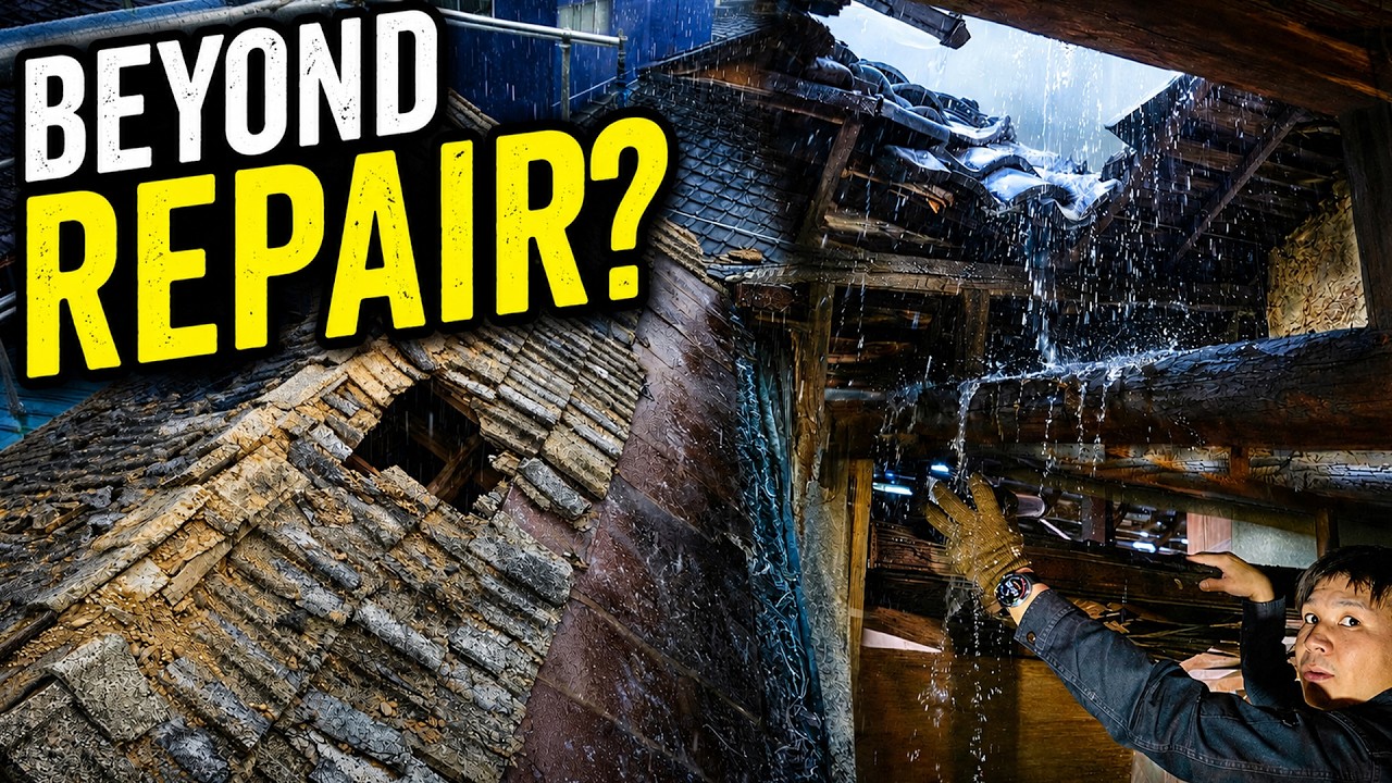 After Years of Leaks, a Japanese Carpenter Saved This Roof in Just 2 Days