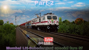 MSTS|OPENRAILS|04116 MUBAI LTT-SUBEDARGANJ SPECIAL FARE SF SPECIAL|AFTERNOON JOURNEY|MANY OVERTAKE
