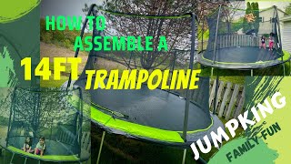 JUMPKING 14 FT Trampoline Assembly