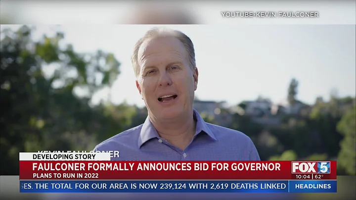 Faulconer Formally Announces Bid For Governor