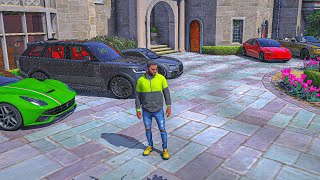 GTA 5 PlayBoy Luxury Mansion & Super Luxury Cars Let's Go To Work 4K