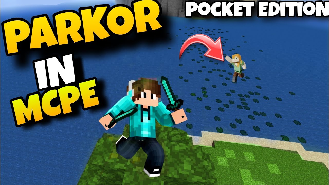 Parkour Map In Minecraft Pocket Edition || Parkour Map Download In MCPE ...