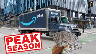 $6,500 Running Amazon Relay For 4 Days Using A Box Truck During Peak Season!