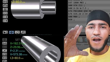 como se  programar un ciclo con G76 en torno CNC para rosca exterior y interior