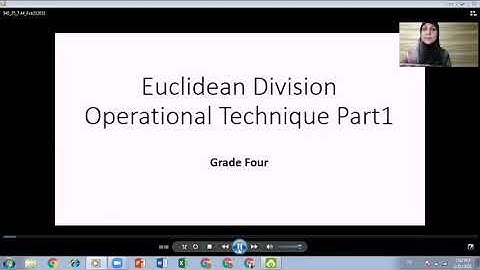 Grade 4 Euclidean Division