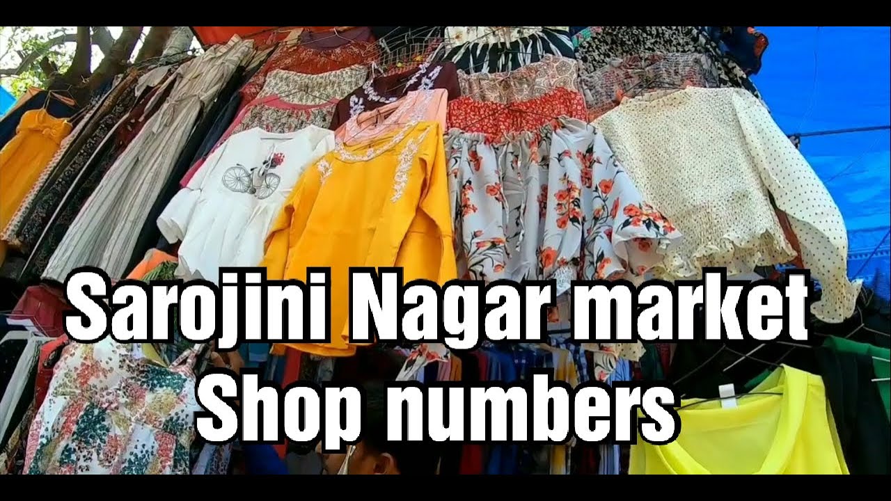 Sarojini Nagar Market collection | Zara, Gap | Cheapest market - YouTube
