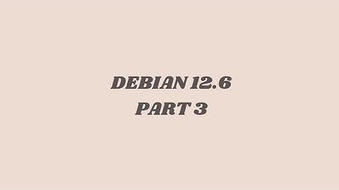 Part 3 : Konfigurasi Jaringan Debian 12.6 | Karina Wijining Rahayu | XI TKJ 1 | SMKN 6 Malang