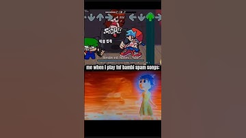 me when I play fnf bambi spam songs: #anxiety #insideout2 #shorts