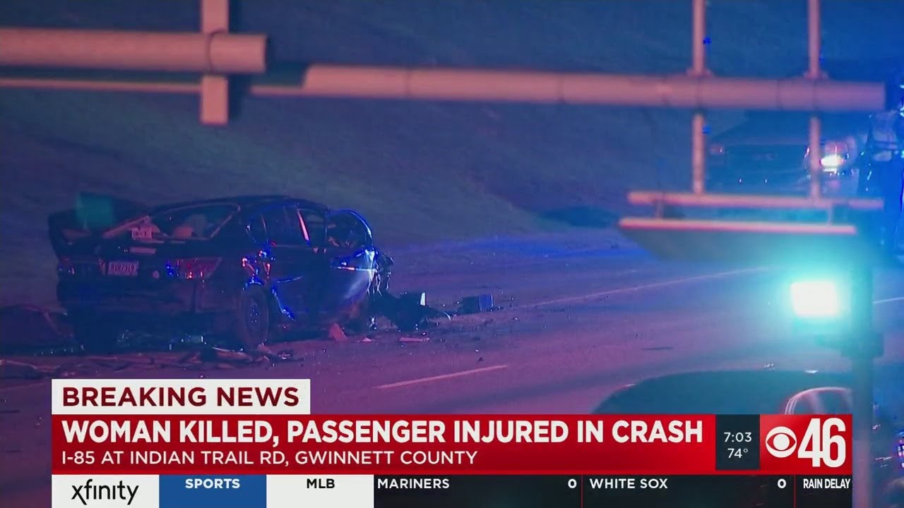 Deadly single crash in Gwinnett Co. - YouTube