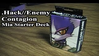 Celebrity .hack//ENEMY - Mia Starter Deck Unboxing Net Worth