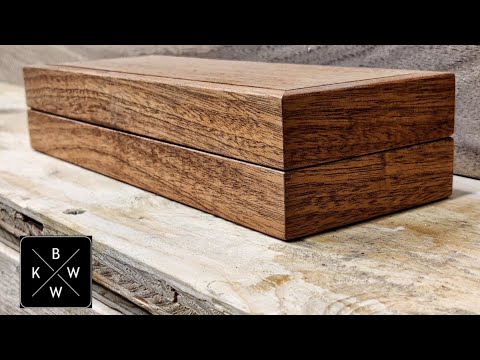 Making a Sharpening Stone Wooden Box with Interlocking Lid | Gift Box