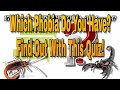 PHOBIAS TRIVIA QUIZ-20 QUESTION AND MULTIPLE CHOICE