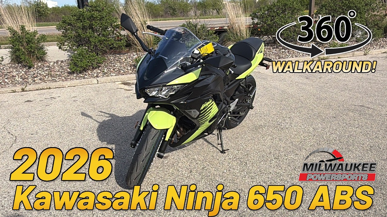 Walkaround | 2026 Kawasaki Ninja 650 ABS - YouTube