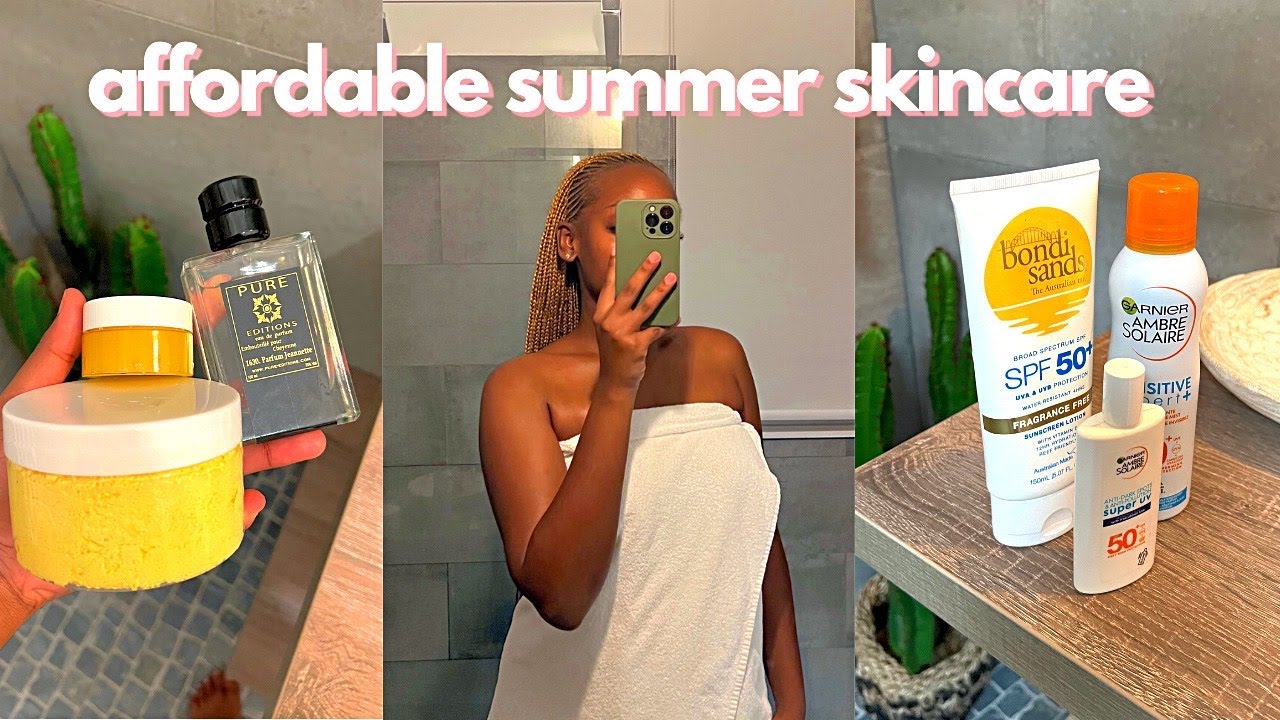 MY SUMMER SHOWER ROUTINE *minimal products* | Soft Skin & Smell Good ...