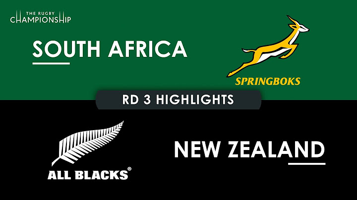 HIGHLIGHTS | SOUTH AFRICA v NEW ZEALAND | The Rugby Championship 2024