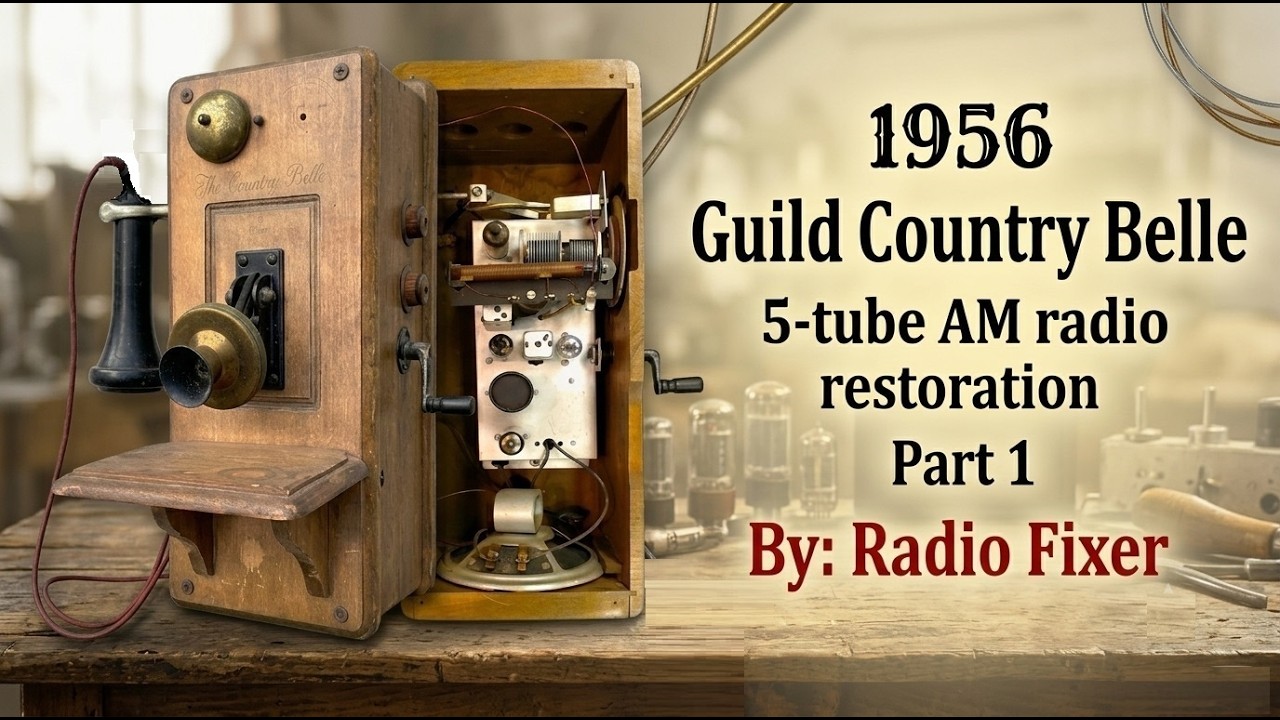 How to Restore a 1956 Guild Country Belle AM Radio | Part 1