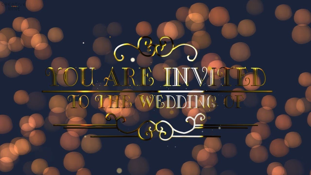 Wedding Invitation Template | Creative Mine
