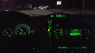 Saab 9-3 Aero night dash  POV Drive HD